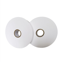 Rouleau d'étiquettes d'entretien en nylon taffetas de polyamide imprimé économique