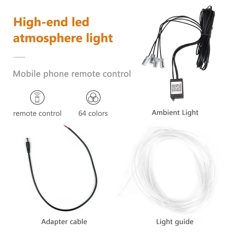 ZY 6M RGB LED Xe Nội Thất Ánh Sáng USB Điện Thoại Ứng Dụng Điều Khiển Bầu Không Khí Môi Trường Xung Quanh Đèn Trang Trí Ánh Sáng Xe Mái Nội Thất Ánh Sáng