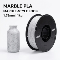 Filament PLA Marbre BIGGOLDEGG 1,75 mm 1 kg pour impression 3D FDM, modèles de style marbre, objets décoratifs et designs artistiques