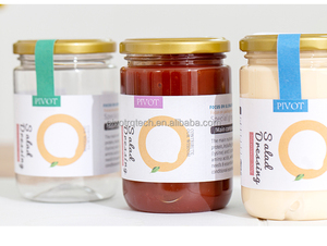 Contenitore per Salse in PET di Grado Alimentare 300ml 10oz, Barattoli Vuoti in Plastica per Miele, Marmellata, Salsa Piccante, Burro di Arachidi, Forma Rotonda - Product Image 5