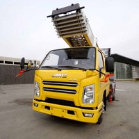 Camion de travail sur plateforme aérienne Jmc 4x2, fourni par l'usine, personnalisé, diesel, nouveau stock, camion de travail aérien à vendre