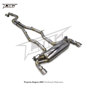 Système d'échappement Catback FactoryTitanium en titane bleu brûlé pour Supra A90/A91 MK4/MK5 3.0T, son de tuning, silencieux Valvetronic - Product Image 6