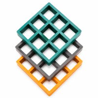 Plateforme d'observation de colonies de pingouins en PRV, panneau de grille en fibre de verre PRV de 25 mm, sans rouille, découpé sur mesure
