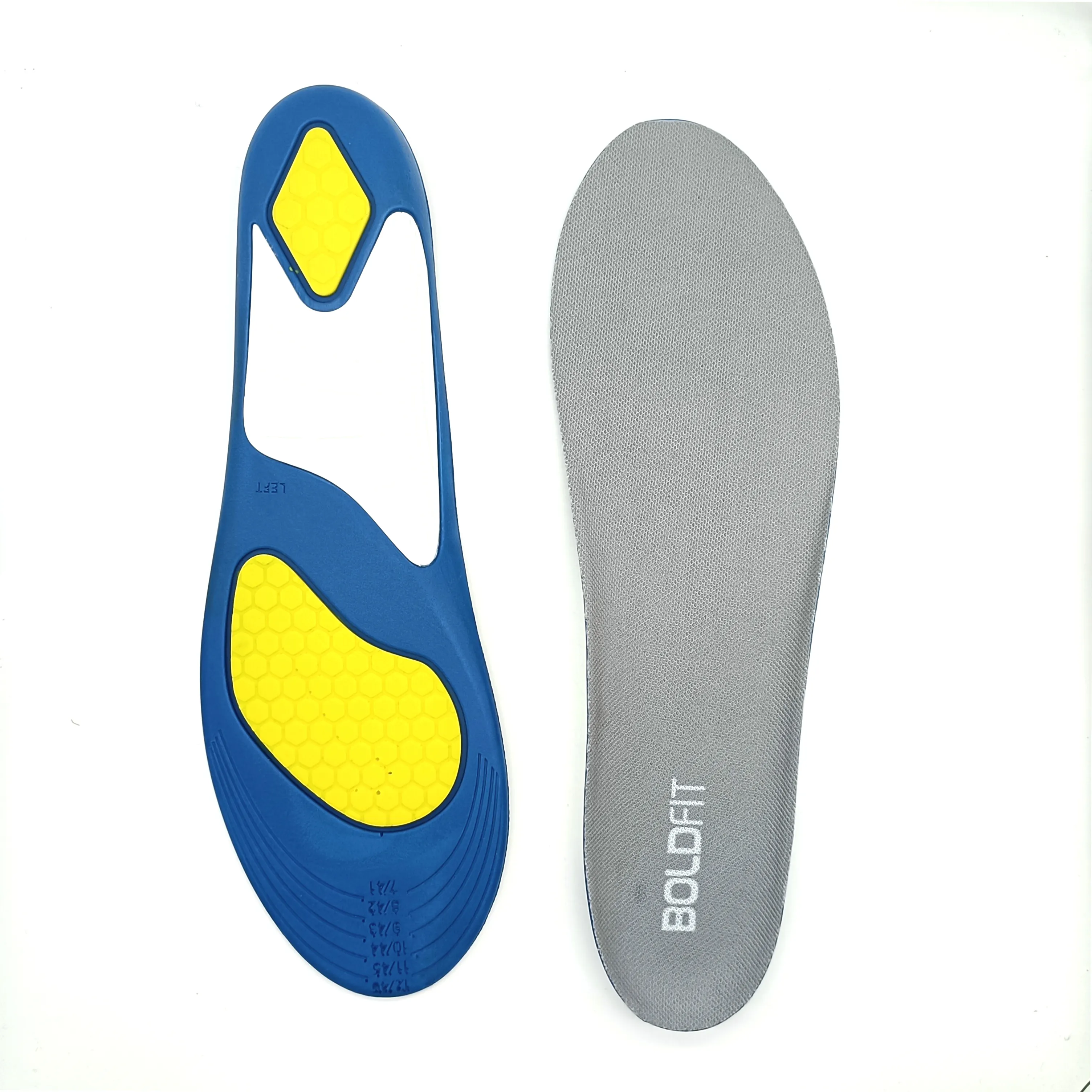 TPR Bottom Insoles Custom Logo Shoes Insole Comfortable Unisex Insole
