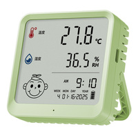 Aikesi Home Indoor New House Decoración Monitor de calidad del aire, medidor de temperatura y humedad del aire