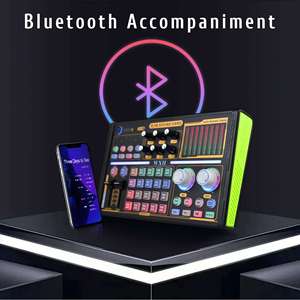 Chuyên Nghiệp Phát Sóng Trực Tiếp Mic Card Âm Thanh Giao Diện Âm Thanh Tiếng Ồn Hủy Bỏ Kép Streaming Kim Loại Xlr Condenser Microphone Cho - Product Image 3