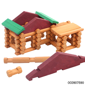 90 piezas 3D pequeño rompecabezas o juguetes <span class=keywords><strong>de</strong></span> madera <span class=keywords><strong>de</strong></span> construcción <span class=keywords><strong>casa</strong></span> <span class=keywords><strong>de</strong></span> bloques apilables - Product Image 4