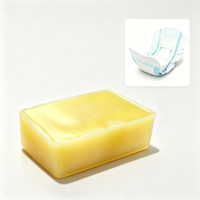 Colle thermofusible SIS SBS à haute viscosité, super résistante, pour couches jetables pour bébés, colle thermofusible transparente pour collage