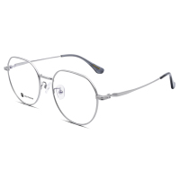Montures de lunettes DONGJUN modèle 9063 ultra légères 100% titane pur pour hommes et femmes, 4 couleurs, motif floral transparent, asiatique
