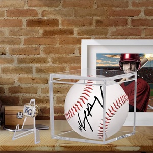 Wholesale New Arrives Acrylic Clear Modern for Baseball Holder Display Box Easy Assembly Freestanding Store Display Stand - Product Image 1