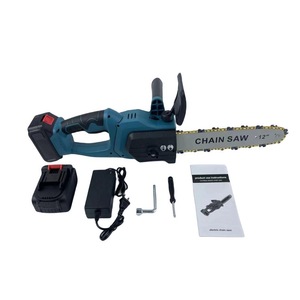 Electric Chainsaw 12 In Brushless Motor Battery Powered <b>Logging</b> And Pruning Tool - Product Image 1