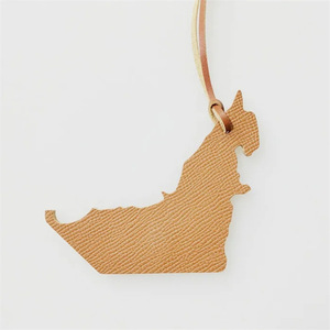 Offre Spéciale mignon dessin animé PU sac en cuir accessoires <span class=keywords><strong>arabie</strong></span> <span class=keywords><strong>saoudite</strong></span> <span class=keywords><strong>carte</strong></span> en forme de EAU breloque sac pendentif porte-clés cadeaux d'anniversaire - Product Image 5