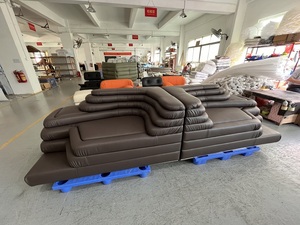 Replica del Divano <span class=keywords><strong>Terrazza</strong></span> Ubald Klug DS-1025 in Pelle Bianca dal Design Senza Tempo di Yadea Furniture - Product Image 4