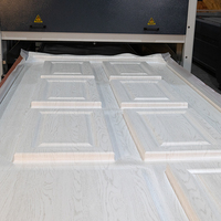 Presse à membrane sous vide automatique pour PVC, équipement de menuiserie, presse à portes MDF, garantie 1 an, direct usine - Offre Spéciale
