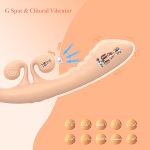 Bestmoon Lesbisches Sexspielzeug Doppel-Liebes-Vibrator für Klitoris und G-Punkt Sexspielzeug für Lesben - Product Image 3