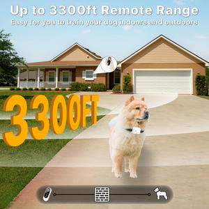 Smart Eco-friendly IP67 Entrenador de control remoto a prueba de agua para perros <span class=keywords><strong>1000m</strong></span> <span class=keywords><strong>Collar</strong></span> de descarga eléctrica 20 horas de control de ladridos de batería - Product Image 3