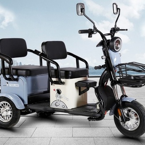 Triciclo Eléctrico de 800 W Fabricado en China, Triciclo Eléctrico de Tres Ruedas para Adultos, para Compras - Product Image 6