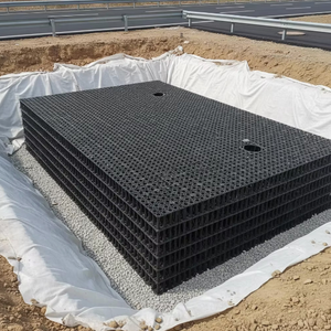 Module de réservoir de rétention et d'atténuation des eaux pluviales 60t/m², caisses de drainage pour sous-parking, allées piétonnes et passerelles, prix bas - Product Image 4