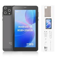 แท็บเล็ตใหม่ขายส่งขนาด 7 นิ้ว MTK Quad-Core 8GB+256GB ระบบ Android 16 รองรับซิม สำหรับธุรกิจ การศึกษา และความบันเทิง
