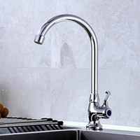 Robinet de cuisine à bec extractible en acier inoxydable 304, style ancien, pour évier monté sur pont
