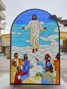 Vetro Colorato Temperato Low-E da 3mm Stile Tiffany, Blocco di Vetro per Finestre, Colori Brillanti e Duraturi, Vetro HEXAD per Ingressi di Chiese e Supermercati - Product Image 4