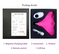 Vibrateur portable pour sous-vêtements, puissant, papillon, nouveauté, didos, vibrateurs multifréquences