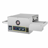Four à pizza électrique automatique à convoyeur en acier inoxydable, cuisson continue, contrôle numérique, thermostat réglable pour maïs et noix