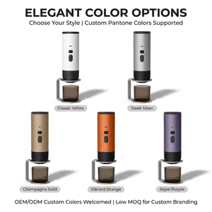 <span class=keywords><strong>Machine</strong></span> <span class=keywords><strong>à</strong></span> <span class=keywords><strong>expresso</strong></span> Kingze Premium 3-en-1 portable avec étui de voyage en EVA et tasse en acier inoxydable pour cadeaux - Product Image 3