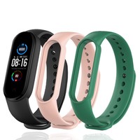 Bracelet de montre Trendybay TPU+TPE 12MM avec boucle à ardillon, étanche et résistant à la transpiration, compatible avec Xiaomi Mi Band 3 4 5 6