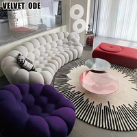 Canapé Bulle Réplique Designer Direct Usine, Matière Polaire Douce, Styles de Combinaison Multiples pour Grossistes Mondiaux en Meubles