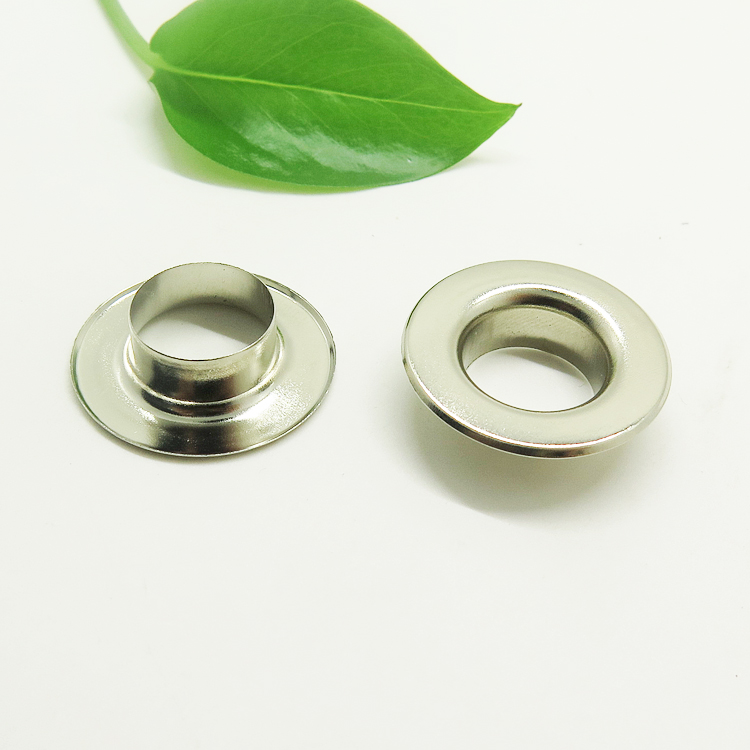 Серебряные металлические люверсы YIWANG с внутренним диаметром 12 мм для одежды и обуви