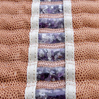 Tapis en améthyste pour la santé, rayons de cristal, chaleur profonde FIR, mini matelas, coussin doux, guérison BioMat