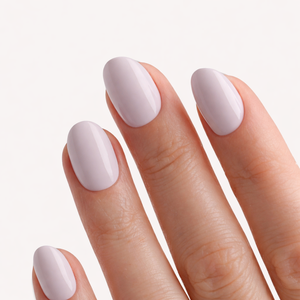 Faux ongles en gel souple à presser, réutilisables, forme amande courte, <span class=keywords><strong>couleur</strong></span> lilas, pour marque privée - Product Image 4