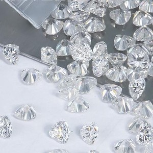 Moissanite Heart-Shaped Loose Stone Super White D Grade Ex Cut For Jewelry Making - Product Image 4