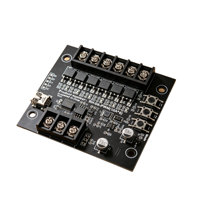 Contrôleur de marquee LED programmable Lededit RH-D6 PWM DC5-24V 58W Charge maximale/canal 6 canaux Dégradé fluide/Éclatement d'eau