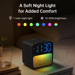 <span class=keywords><strong>Despertador</strong></span> Extra Fuerte para Personas con Sueño Profundo: Alarma de 115dB con Luz Intermitente para Ayudar a Evitar Dormir Demasiado - Product Image 6