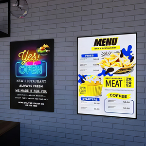 Letrero Luminoso LED Personalizado para Restaurante o Cafetería, Letrero Delgado con Caja de Luz, Señalización Publicitaria - Product Image 4