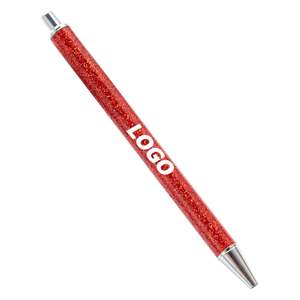 Bolígrafos Personalizables con Purpurina, Lámina Dorada y Revestimiento de PU - Bolígrafos Promocionales al por Mayor para Eventos y Regalos - Product Image 1