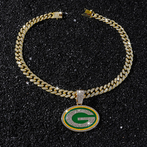 Nuevo Collar con Colgante de Letra G Geométrica Chapada en Oro, Estilo Hiphop, con Características Únicas, Gran Venta 2026, Joyería de Moda para Hombre - Product Image 2