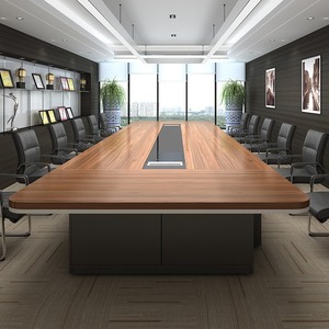 โต๊ะประชุม Dihao รุ่น Hd-B0211 ทำจากไม้เคลือบเงา สำหรับห้องประชุมและสำนักงาน พร้อมฮาร์ดแวร์คุณภาพสูง - Product Image 2