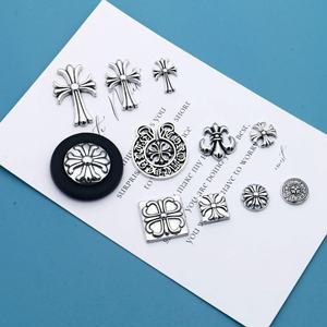 Retro Cross DIY Gegalvaniseerde Legering Metaal Junk Telefoonhoes Charms Hoofdband Haarspeld Oorbellen Schoenen en Hoeden Accessoires Ambachten - Product Image 6