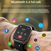 Nuevo Reloj Inteligente con Batería de 1000 mAh, Carcasa Cuadrada de Aleación de Aluminio, Pantalla AMOLED Curva, Monitor de Ritmo Cardíaco y Sueño, Esferas Dinámicas 3D