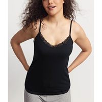 Débardeur Camisole Femme en Viscose de Bambou à Bretelles Fines Léger Respirant pour l'Été – Chemise de Nuit Personnalisable