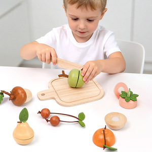 Giocattoli in Legno per Tagliare Frutta e Verdura, Puzzle Educativo per Bambini con Musica e Effetti Sonori - Product Image 3