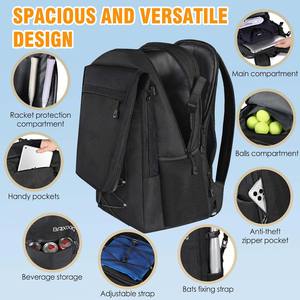 Sacs <span class=keywords><strong>de</strong></span> sport <span class=keywords><strong>de</strong></span> voyage personnalisés avec logo, sacs à raquettes, sacs à dos <span class=keywords><strong>de</strong></span> tennis résistants à l'eau et portables - Product Image 3