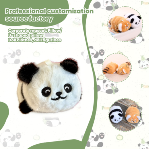 Peluches de Panda <span class=keywords><strong>Mini</strong></span> al por Mayor, Juguetes de Peluche con Relleno de Algodón PP y Forro de Malla de Tela de Algodón para Mayores de 14 Años - Product Image 1
