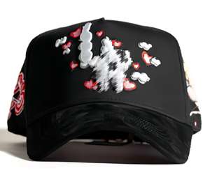 En stock Casquettes Casquette de baseball <span class=keywords><strong>Junior</strong></span> H brodée 5 panneaux en daim Casquettes <span class=keywords><strong>Junior</strong></span> H Original El Mago - Product Image 5