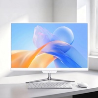 Ordinateur de bureau tout-en-un 24 pouces, processeur Intel Core, Windows 10, noir, pour le bureau