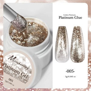 JTING TPO 15ml Esmalte de Uñas en Gel UV con Base de Encaje, Diseño Francés Abstracto Negro/Blanco, DIY, LED, Sin HEMA, Larga Duración, No Tóxico, en Botella - Product Image 5