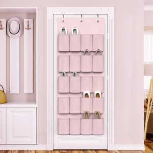 20 Pockets Hanging <b>Shoe</b> Storage Organizers 2 <b>Hooks</b> for Storing <b>Shoes</b> and Gadgets Authentic Foldable Over the Door <b>Shoe</b> Storage - Product Image 4